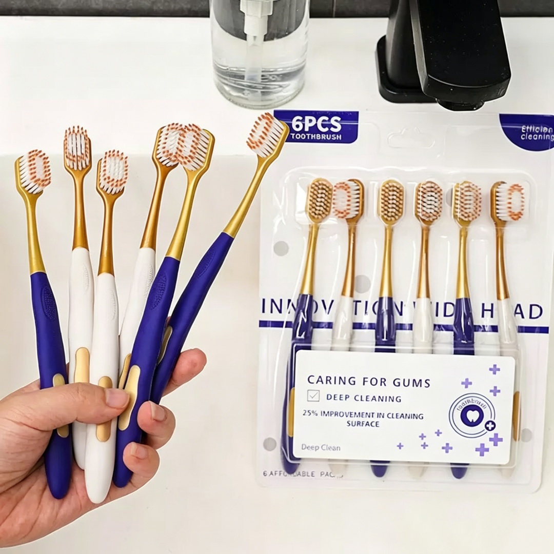 Bamboo Toothbrush - فرشاة أسنان منزلية عالية الجودة برأس