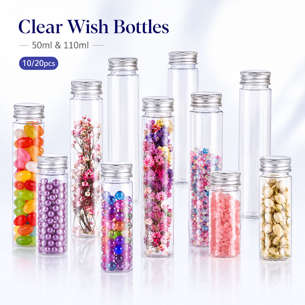 20 قطعة من الزجاجات الشفافة ال - مراجعة Reusable Bottle وسعره