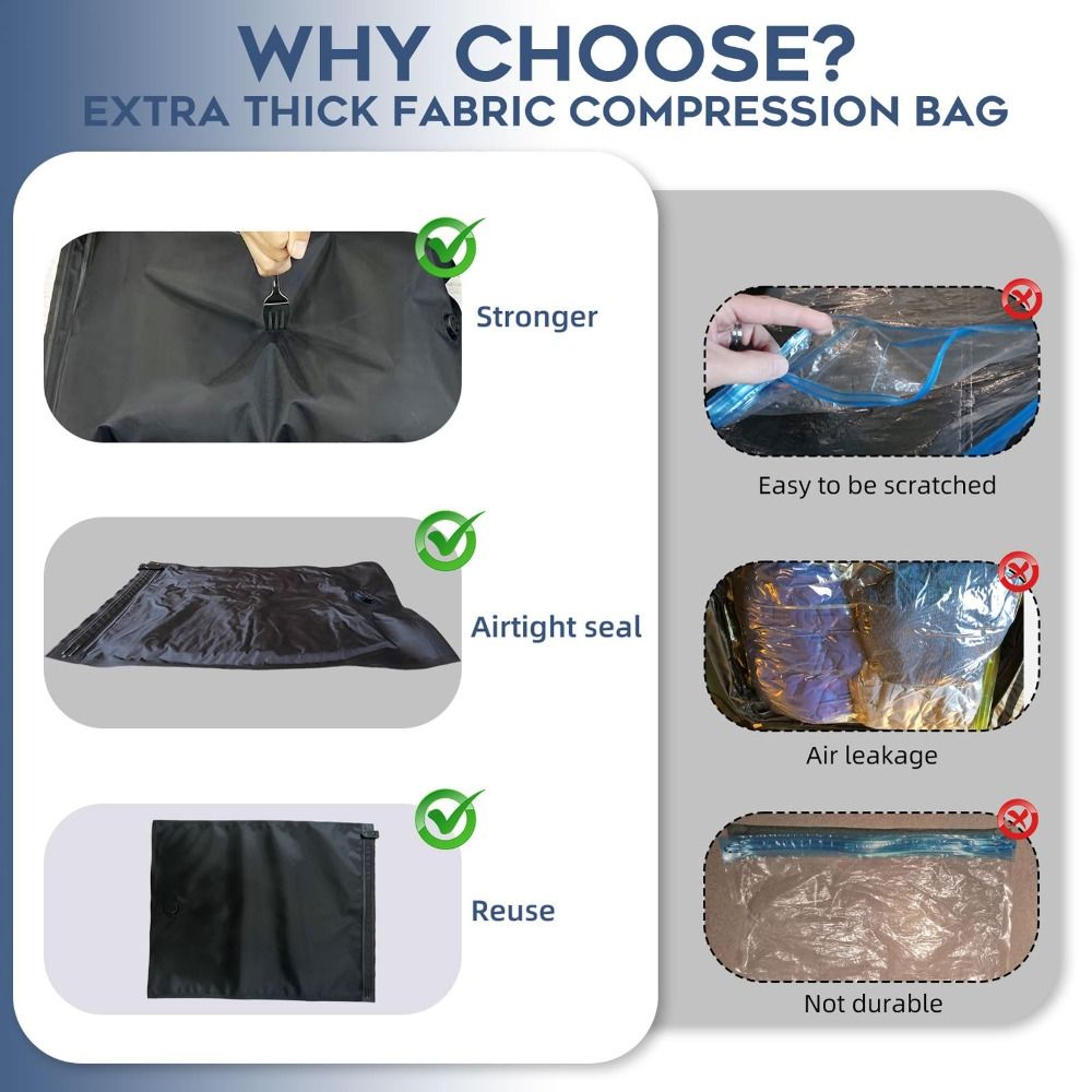 أكياس تفريغ الهواء اليدوية الق - مراجعة Reusable Bag وسعره