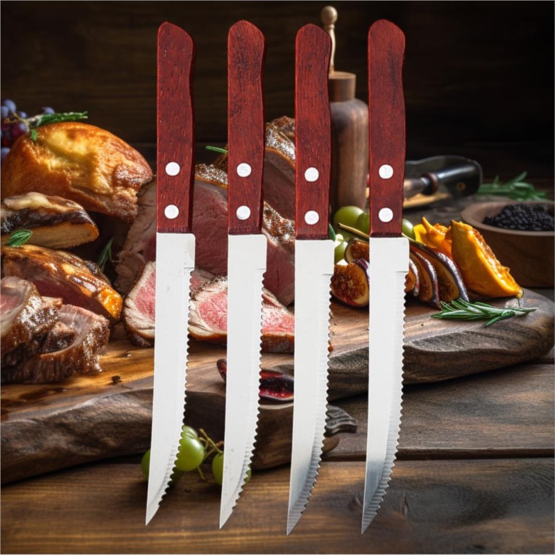1-20 قطعة الفولاذ المقاوم للصد - مراجعة Bamboo Cutlery وسعره