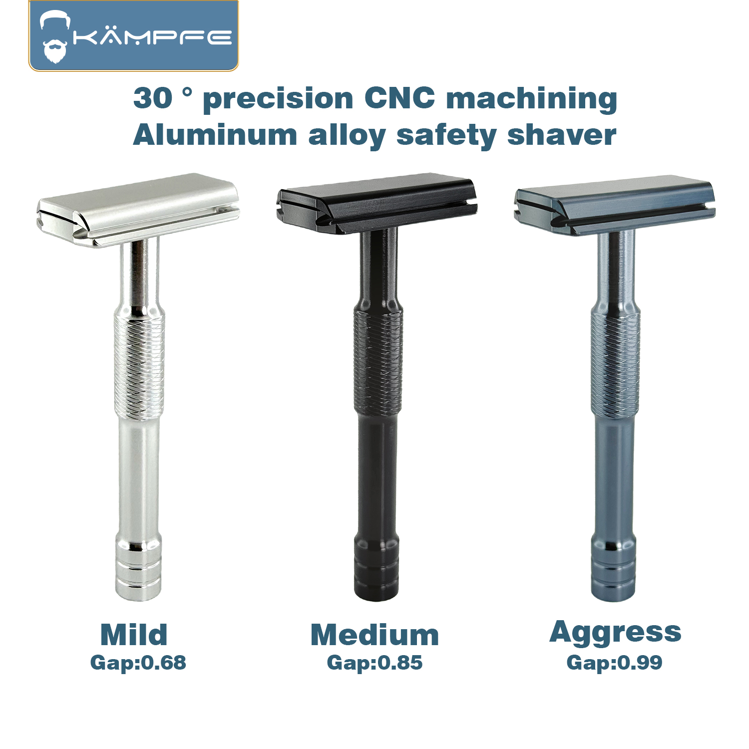 KAMPFE ماكينة حلاقة يدوية كلاس - مراجعة Safety Razor Handle وسعره