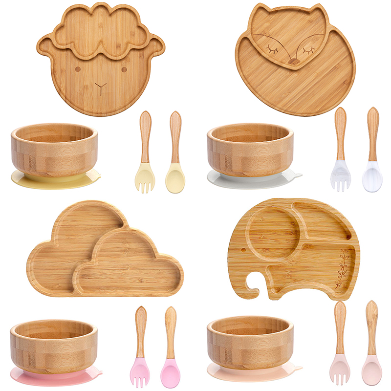 4 قطعة أدوات المائدة للأطفال ش - مراجعة Bamboo Cutlery وسعره