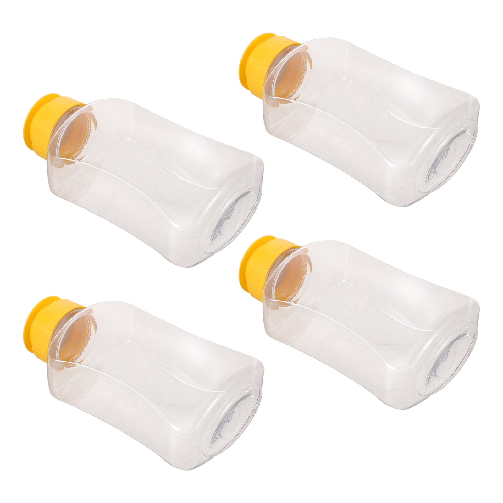 4 قطع من زجاجات العسل البلاستي - مراجعة Reusable Bottle وسعره