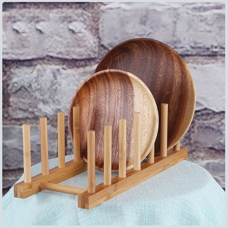 المطبخ تجفيف رف طبق غطاء وعاء  - مراجعة Bamboo Cutlery وسعره