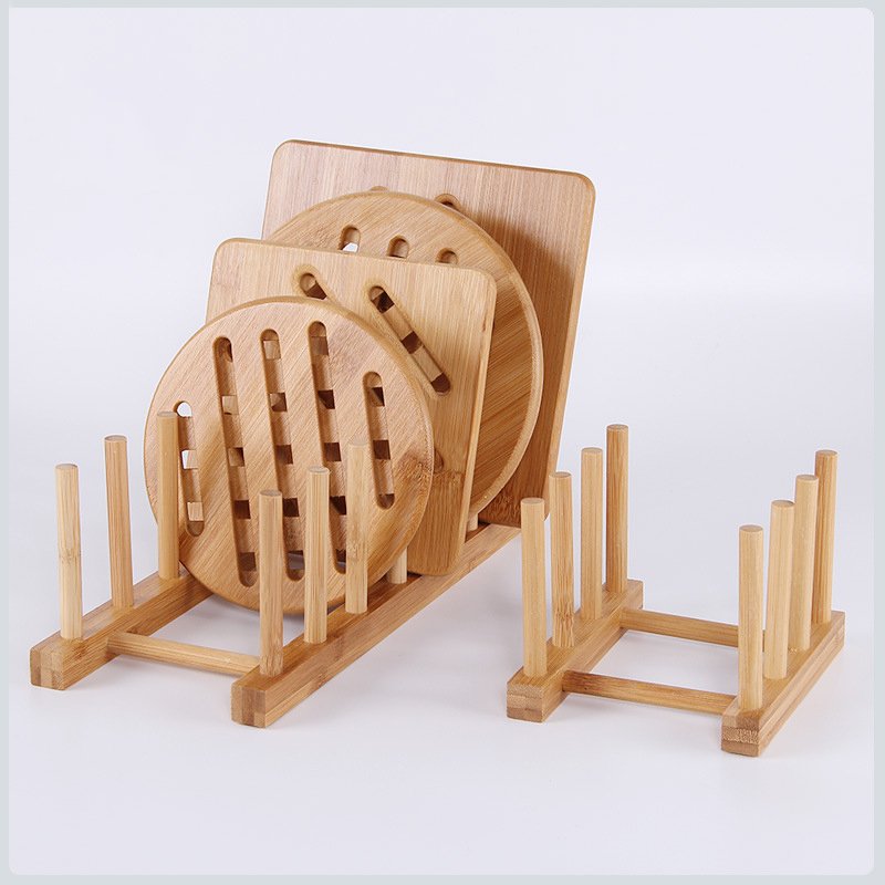 المطبخ تجفيف رف طبق غطاء وعاء  - مراجعة Bamboo Cutlery وسعره