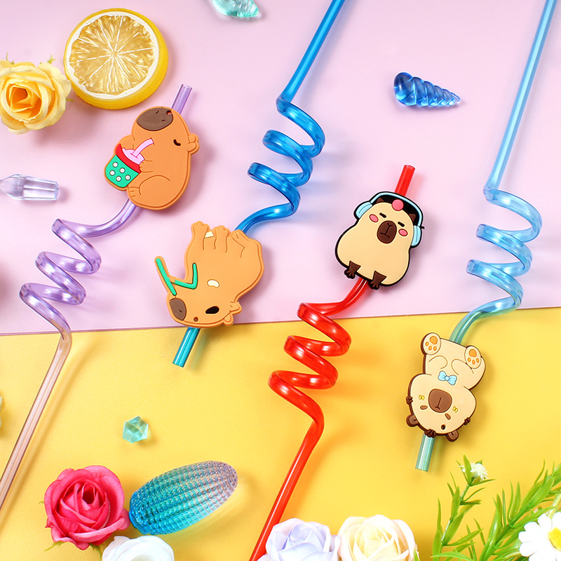 12 قطعة من شفاطات كابيبارا الك - مراجعة Reusable Straw وسعره