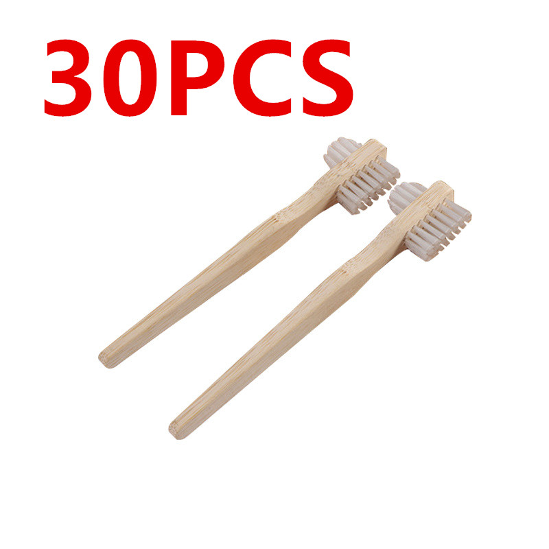 30 قطعة من فرش الأسنان المصنوع - مراجعة Bamboo Toothbrush وسعره