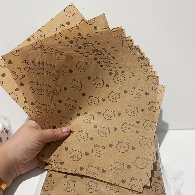 100/200 قطعة من ورق التغليف عل - مراجعة Beeswax Wrap وسعره