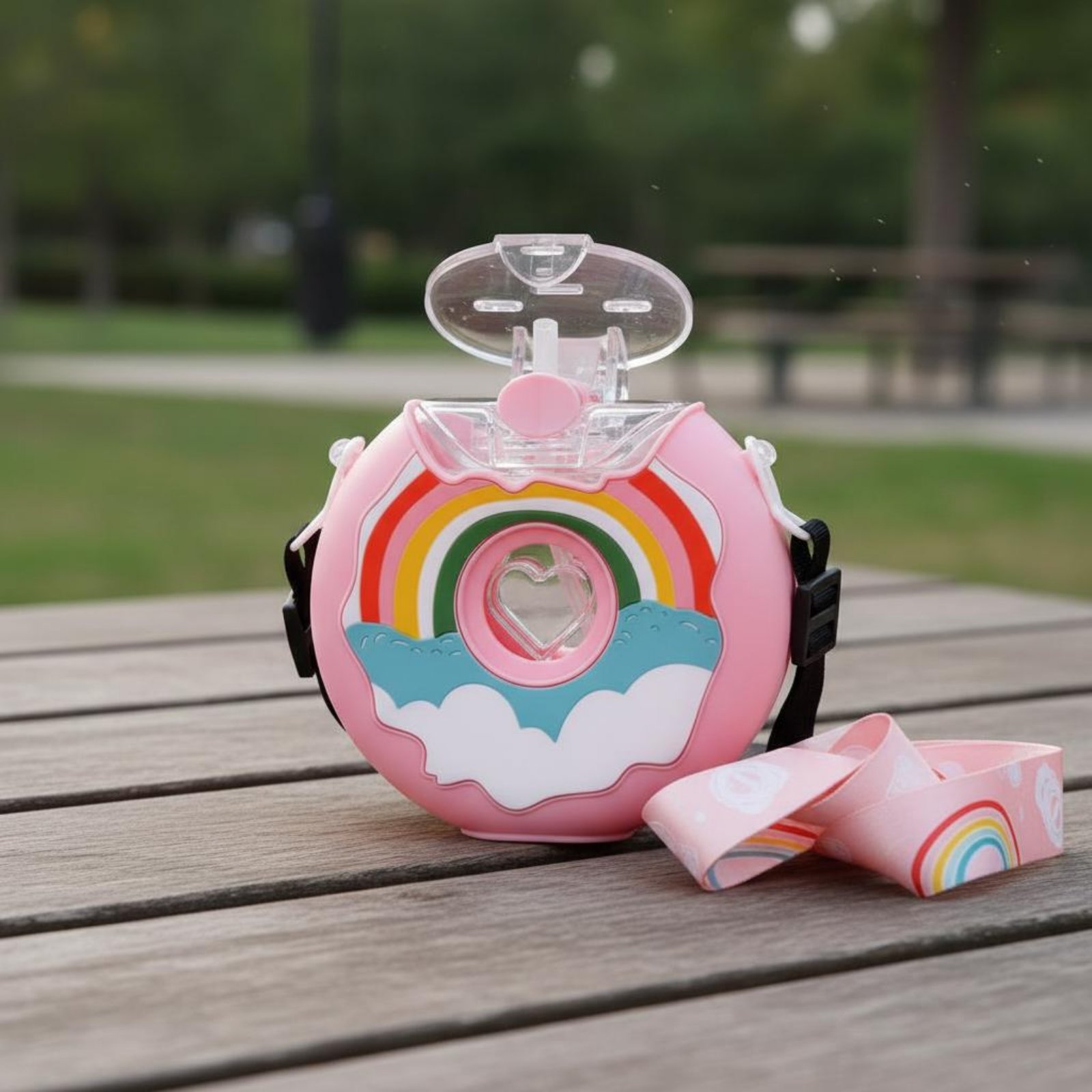 زجاجة مياه على شكل دونات مقاوم - مراجعة Reusable Bottle وسعره