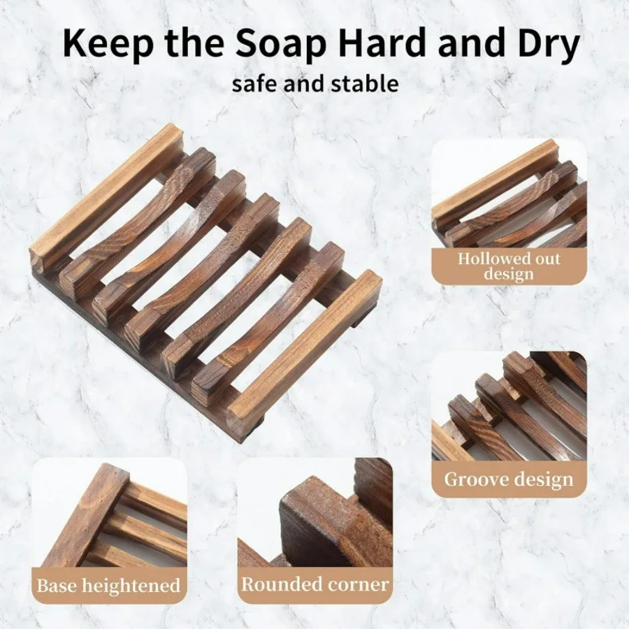 طبق صابون خشبي للحمام للاستحما - مراجعة Bamboo Cutlery وسعره