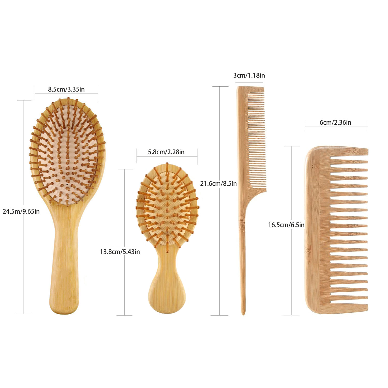 مجموعة فرشاة ومشط شعر من الخيز - مراجعة Bamboo Toothbrush وسعره